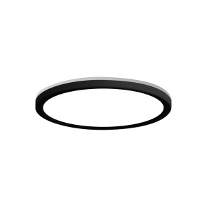 Plafón Italux Corte LED čierny 30 cm 28W PLF-63452-300R-28W-BL