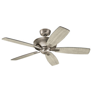 Monarch II - Ventilátor 52 palcov / 132 - leštený starožitný cín
