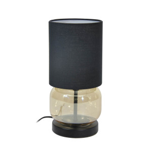 Stolová lampa Italux Dorme čierna matná E27 TB-63748-BL-AMB
