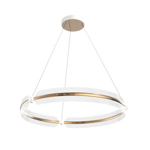 Závesná LED lampa Italux Faris zlatá 53W 3000K Dimmable PND-62738-53W-3K-GD