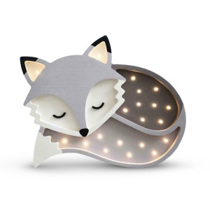Fox Grey - ručne vyrobená lampa