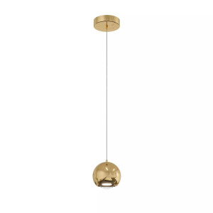 Závesné svietidlo YASKR Aurenia zlaté 1xLED 5W PL0122-GD