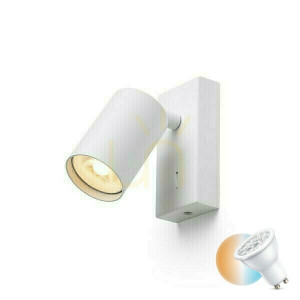 Nástenná lampa Dude nástenná lampa biela 230 V Led Gu10 9 W.