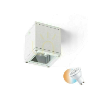 Vonkajšie stropné svietidlo Keig White 230 V Gu10 35 W Ip65