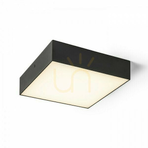 Larisa Sq 22 Stropný plafón čierny 230 V Led 20 W 3000 K