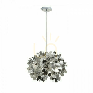 Závesné svietidlo Confetti Foil Chrome 230 V E27 28 W.