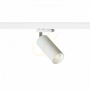 Mavro Reflektor pre 3-fázovú koľajnicu biely 230 V Led 12 W 38° 3000 K