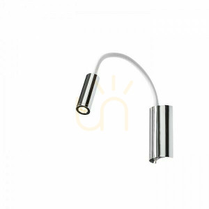Nástenné svietidlo White Chrome 230 V Led 3 W 3000 K