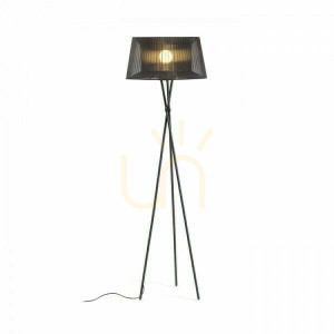 Stojaca lampa Boulogne čierna 230 V E27 28 W.