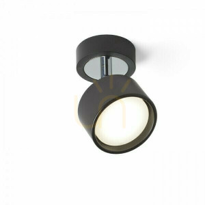 Pixie Povrchová lampa nastaviteľná čierna chróm 230 V Led Gx53 7 W.