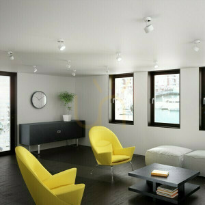 Pixie Povrchová lampa nastaviteľná biela chróm 230 V Led Gx53 7 W.
