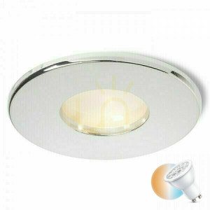 Zapustené svietidlo Splash R Chrome 230 V Gu10 50 W Ip65