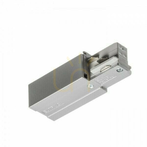 Napájací zdroj Eutrac Lighting Rail Right Silver Gray 230 V