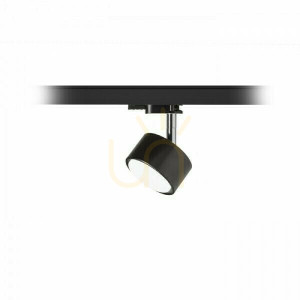 Pixie Spotlight pre 3-fázovú koľajnicu čierny chróm 230 V Led Gx53 7 W.