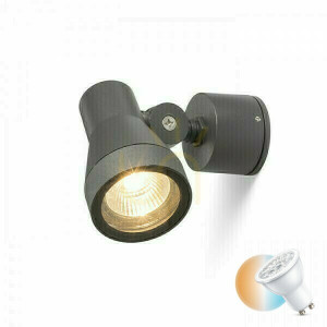 Nástenné svietidlo Direzza Anthracite 230 V Gu10 35 W Ip54