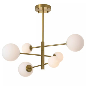 Zlaté stropné svietidlo Bolti 6xG9 PLC0103-GD