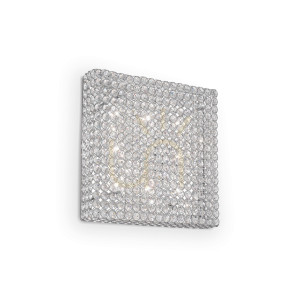 Plafón Ideallux Admiral PL8 chróm 8xG9 51 cm 080352
