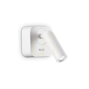 Nástenné svietidlo Ideallux Bean AP Square Bianco biele LED 3W 260648
