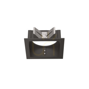 Rámik pre zapustené svietidlo Ideallux BENTO Square Single čierny 287904