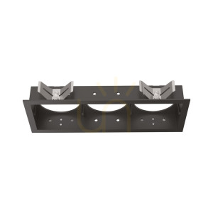 Rám pre svietidlo Ideallux BENTO Frame Triple čierny 280240