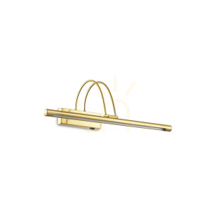 Nástenné svietidlo Ideallux BOW AP D46 mosadz LED 4,6 W 121178