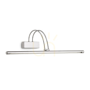 Nástenné svietidlo Ideallux BOW AP D76 chróm LED 8W 007021