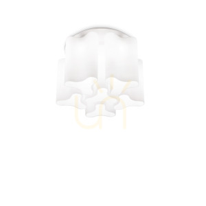Plafón Ideallux COMPO PL6 Bianco biely 56 cm 125503