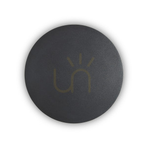 Nástenné svietidlo Ideallux COVER AP D20 ROUND NERO čierne LED 11W 195759