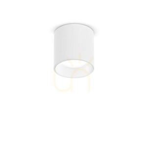 Plafón Ideallux NITRO DOT PL ROUND BIANCO 3000K biely LED 4W stmievateľný 299419