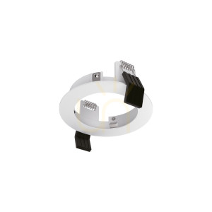 Rámček pre bodové svietidlo Ideallux Dynamic Round biely 9,5 cm 208695