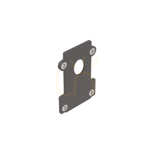 Koncovka lišty Ideallux EGO End Cap Recessed čierna 267210
