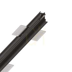 Zapustený profil Ideallux EGO 1000 mm čierny 258171