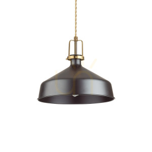 Závesné svietidlo Ideallux ERIS SP1 Nero čierne 33 cm 249063