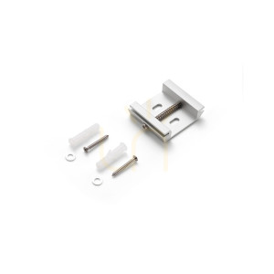 Montážny kit na povrch Ideallux FLUO 191171 strieborný kovový 4,5 cm