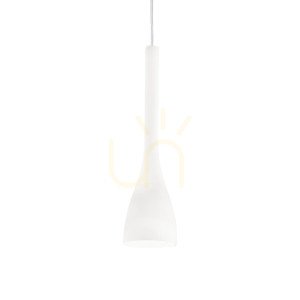 Závesné svietidlo Ideallux FLUT SP1 Small Bianco biele sklenené 035697
