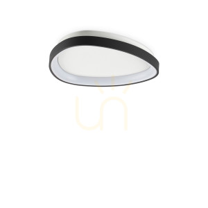 Plafón Ideallux Gemini PL D042 ON-OFF NERO čierny 24W 42,5 cm 328027