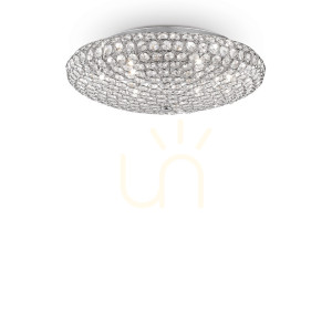 Plafón Ideallux KING PL9 CROMO chróm 9xG9 073255