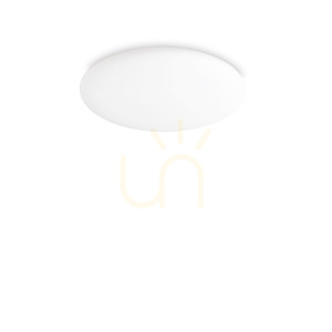 Plafón Ideallux LEVEL PL D40 biely LED 22W sklo kov 261164