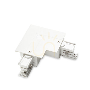 Pravý L konektor Ideallux LINK Trim On-Off biely 188096