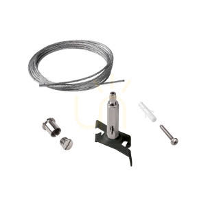 Závesná sada bez rozety 5 m čierna Ideallux Link Trimless Kit Pendant 243238