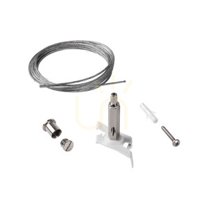 Závesný kábel Ideallux LINK Trimless Kit bez rozety 5 m biely 243245