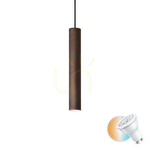 Závesné svietidlo Ideallux Look SP1 D06 Coffee hnedé GU10 170589