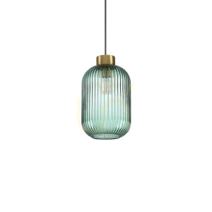 Závesné svietidlo Ideallux MINT 1 SP1 Verde zelené sklenené E27 248554