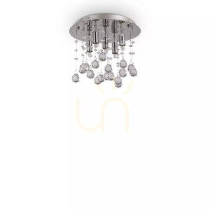 Plafón Ideallux Moonlight PL5 Oro zlatý 5xG9 26 cm 094663
