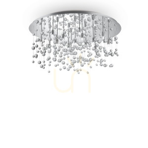 Plafón Ideallux Neve PL15 Cromo chróm 15xG9 Ø80 cm 030784