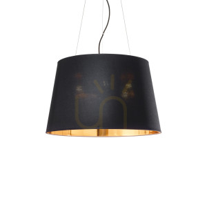 Závesné svietidlo Ideallux NORDIK SP6 Black 161662 60 cm čierne