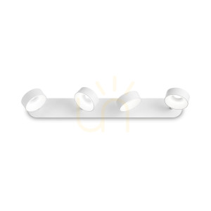 Plafón Ideallux OBY PL4 biely LED 24W 55 cm 196718