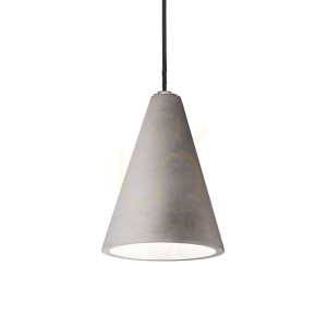 Závesné svietidlo Ideallux OIL SP1 110424 sivé betónové 15 cm