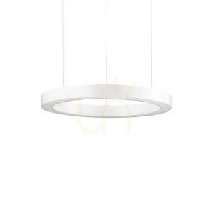 Závesné svietidlo Ideallux Oracle SP D50 biele LED 28W 50 cm 211404