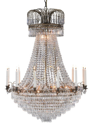 Luster Markslojd LACKO Korona 15xE14 krištáľový transparentný 100667
